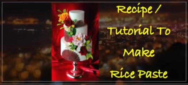 Recipe Tutorial to make Rice Paste