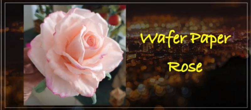 Wafer Paper Rose